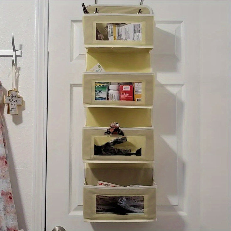 Nursery Closet Door Organizer Baby Storage PVC Pocket
