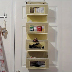 Nursery Closet Door Organizer Baby Storage PVC Pocket