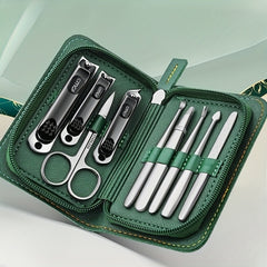 9pcs Nail Clippers Fingernail & Toenail Cutter Manicure Tool