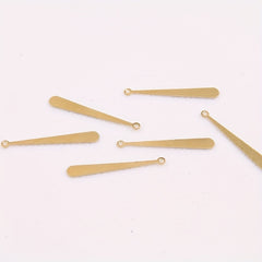 Copper Earring Accessories - Stick Shape Pendant - DIY Charms Decor