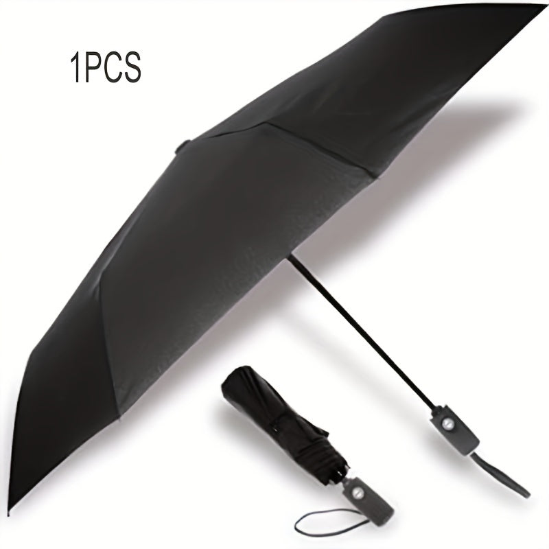 Windproof Coated Travel Umbrella Auto Open Close Stylish Lightweight