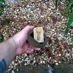 Stone Box Key Storage Resin Hidden Safe Deposit Indoor Outdoor Decor