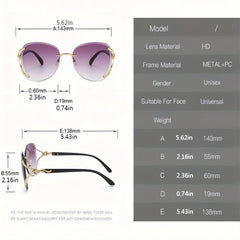Ombre Lens Sunglasses for Women UV400