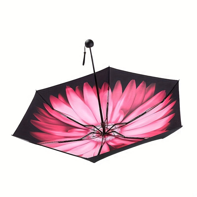 Compact Lightweight Portable Manual Folding Umbrella UV Protection