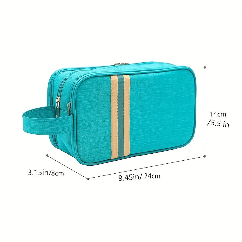 Water-Resistant Travel Toiletry Organizer Dopp Kit Shaving Bag