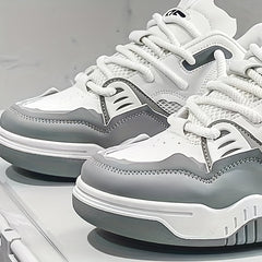 Men's Lace Up Skate Shoes Non Slip Casual Shoes For Youth
