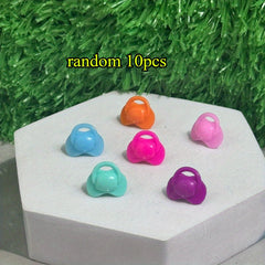 Mini Mixed Pacifier Simulation Dollhouse Accessories - Pastel Color Options