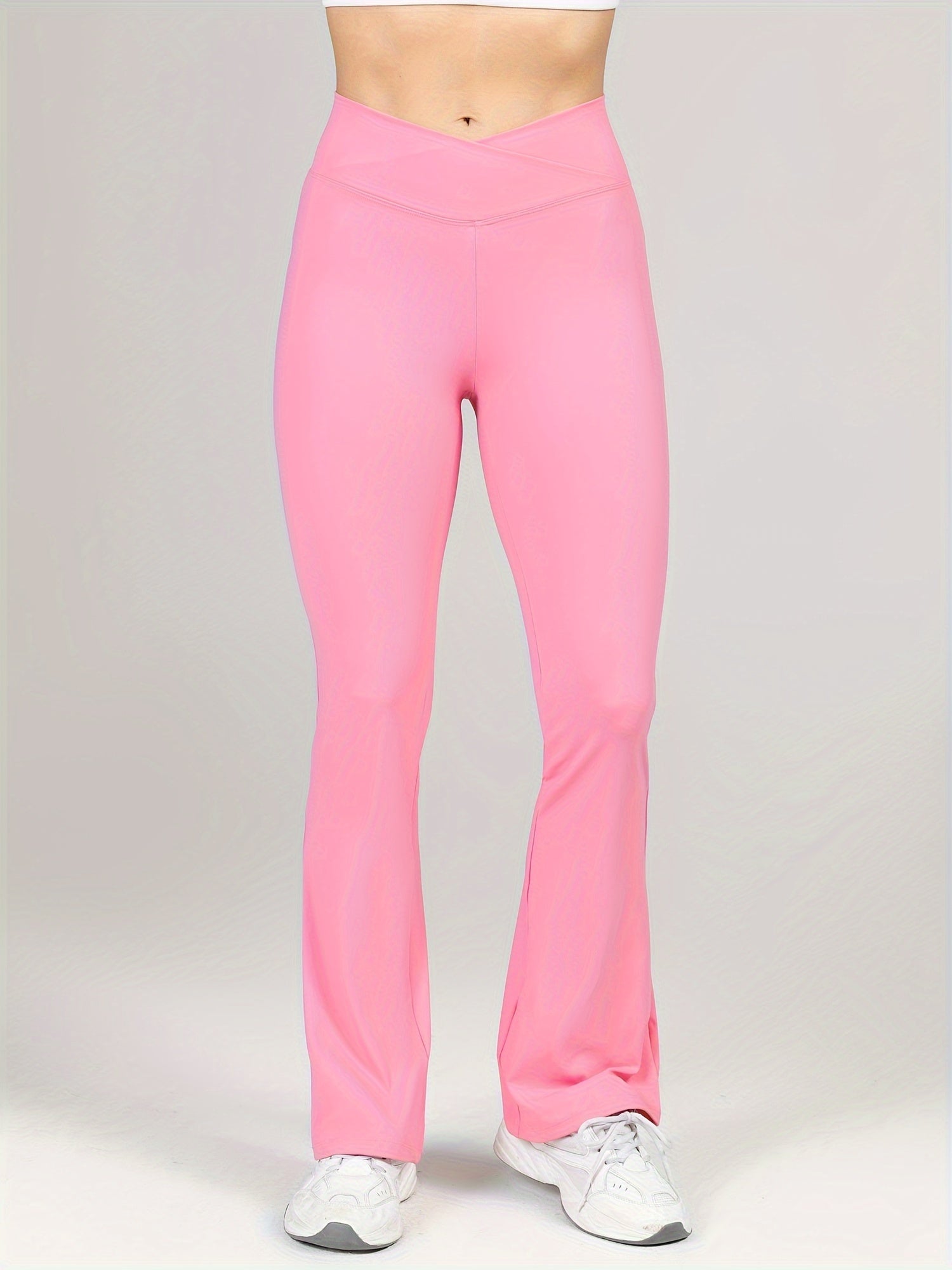 Flared Yoga Pants High Stretch Sports Running Bell Bottom Pants