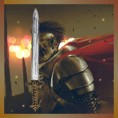 Medieval Knight Sword Halloween Cosplay Costume Accessory