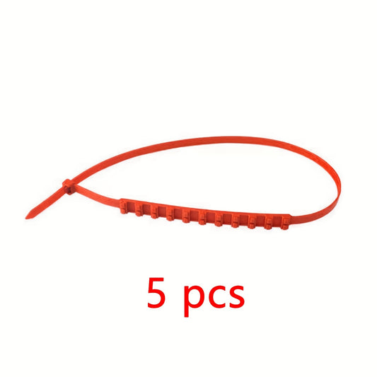 5Pcs Reusable Car Snow Chains Adjustable Emergency Portable Snow Tire