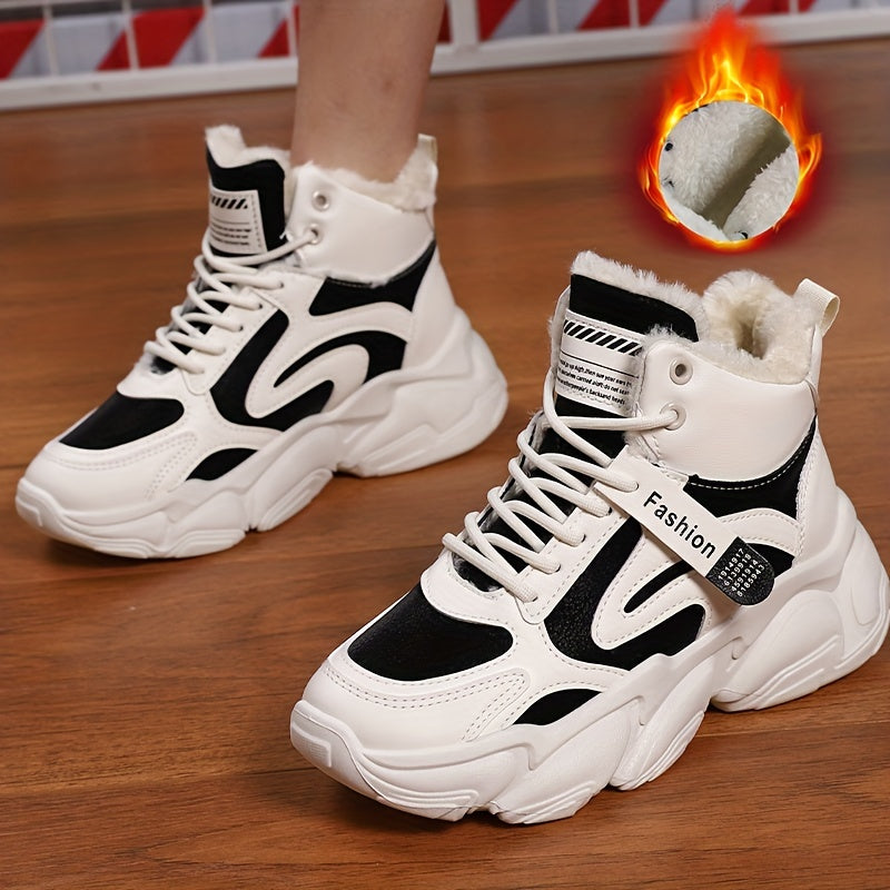 Women's Warm Snow Boots Non slip Faux Fur Ankle Boots