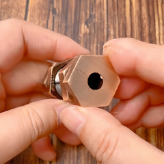 Bronze Metal Disassembly Puzzle for Adults Brain Teaser Mind Challenge