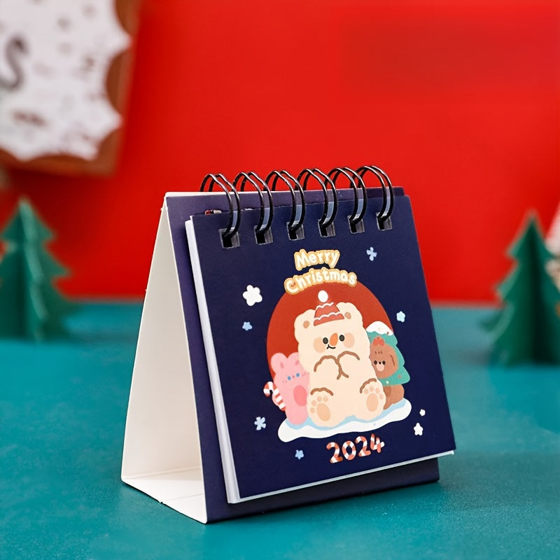 Mini Desk Calendar Student Cartoon Ornament Small Desk Calendar