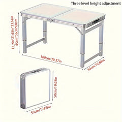 Portable Folding Camping Table with Handle