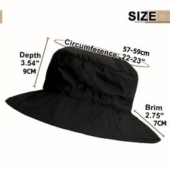 Breathable Waterproof Bucket Hat for Outdoor Sun Protection