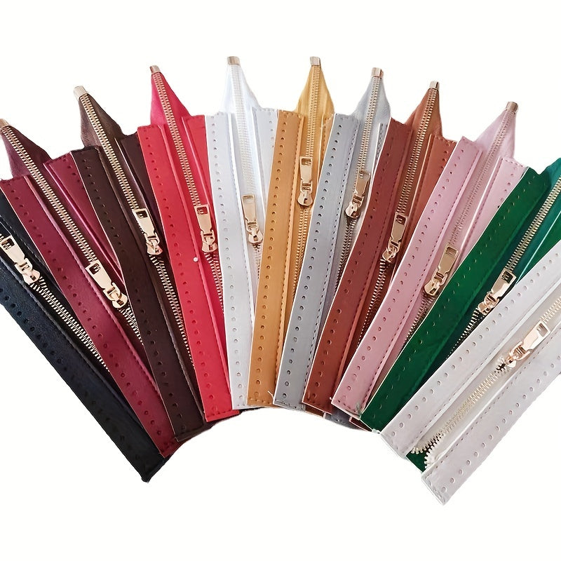 PU Metal Tooth Zipper for Box Bags - Bag Hardware for DIY Bags