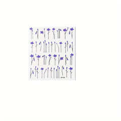 Spring Flowers Nail Art Stickers - Easy Self Adhesive Design