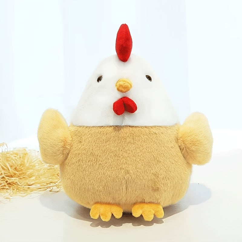 Plush Chicken Rooster Doll Soft Bedroom Pillow Gift