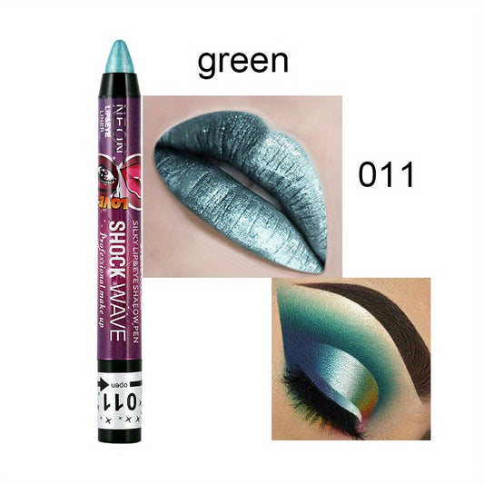 2-in-1 Waterproof Eyeshadow Stick Lip Makeup Pen