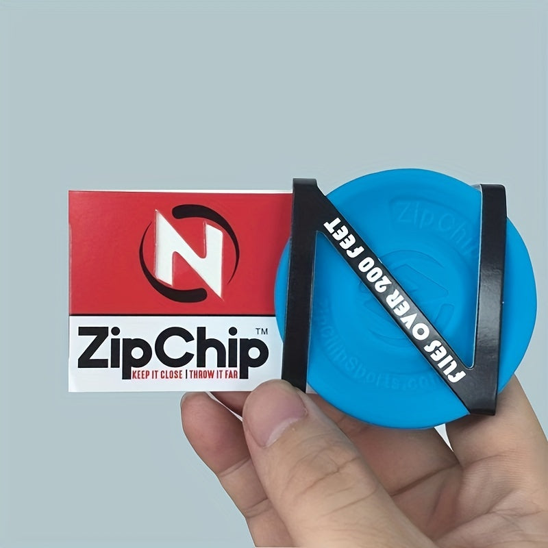 Silicone Pocket Zip Chip Flying Disc Outdoor Spin Game Toy