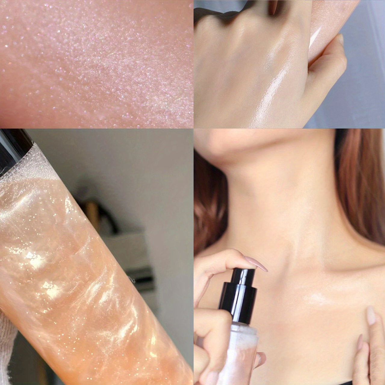 Quicksand Makeup Setting Spray Long Lasting Highlight Shimmer Glow