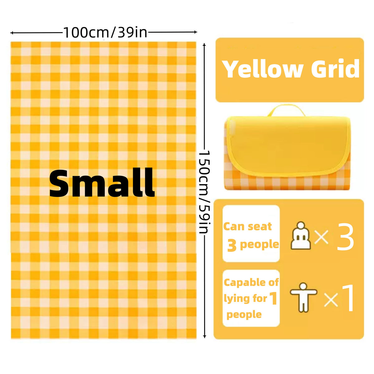 Waterproof Picnic Mat for Outdoor Camping and Beach Activities