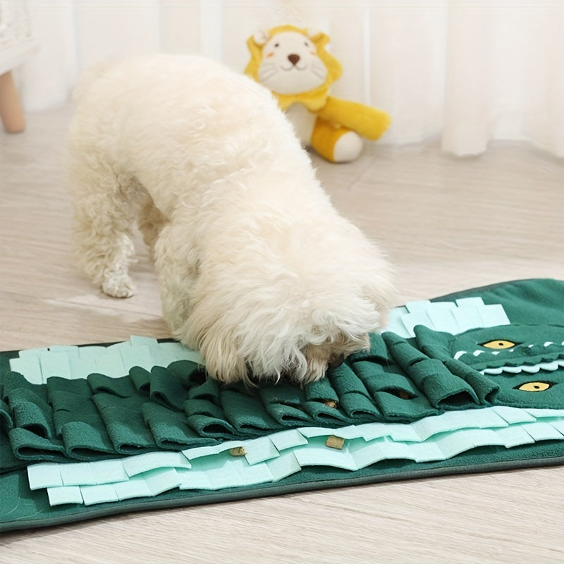 Crocodile Lion Dog Snuffle Mat Slow Feeder Toy