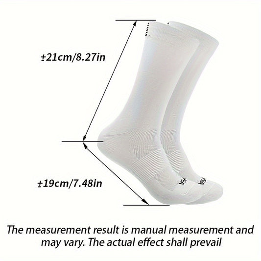 5 Pairs Breathable Mid-Calf Socks for Men and Women