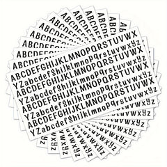 208pcs Mini Waterproof Letter Stickers DIY Decoration