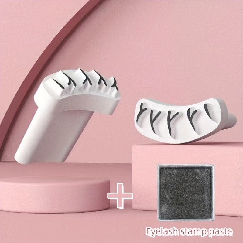 Lower Eyelash Stamp&paste Set Eyelash Tool Lower Eyelash Assistant Beauty Tool