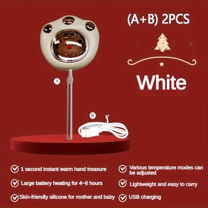 Portable 1200mAh Hand Warmer & Night Light