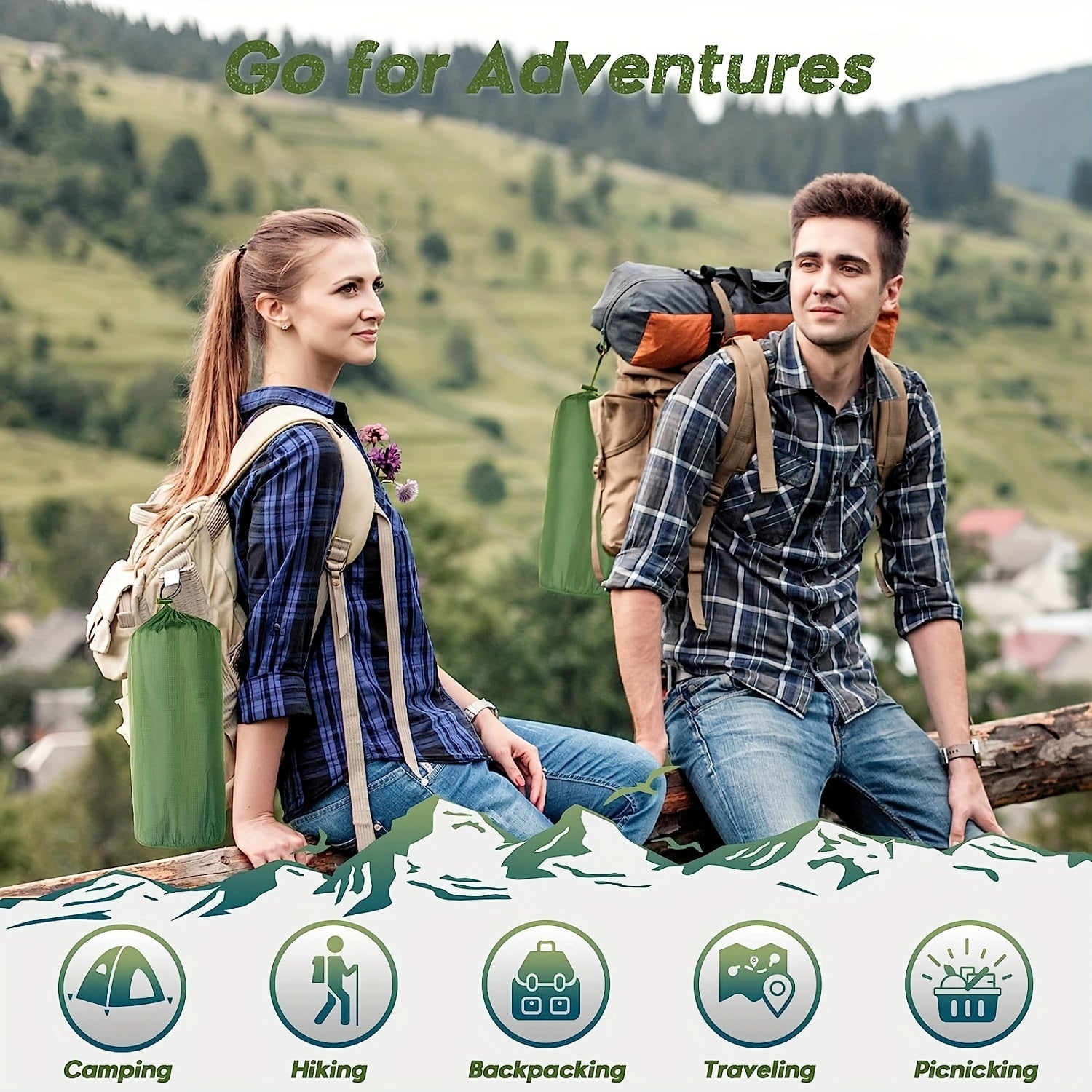 Ultralight Outdoor Inflatable Mattress with Pillow