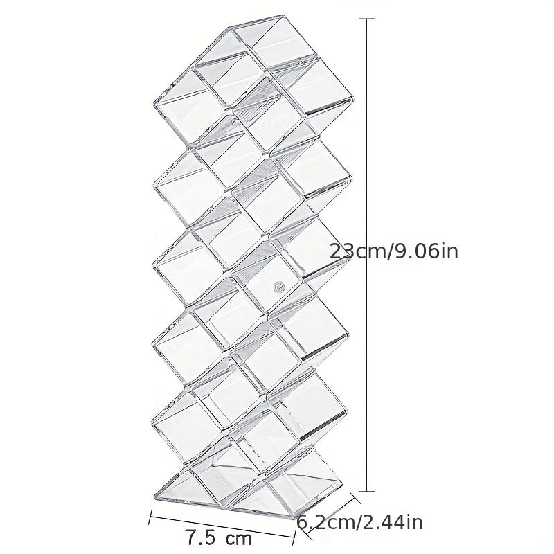 Fish Shape Lipstick Holder Organizer Clear 10 G