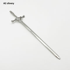 Sword Hair Pin Vintage Alloy Headwear Non Slip Hair Accessory