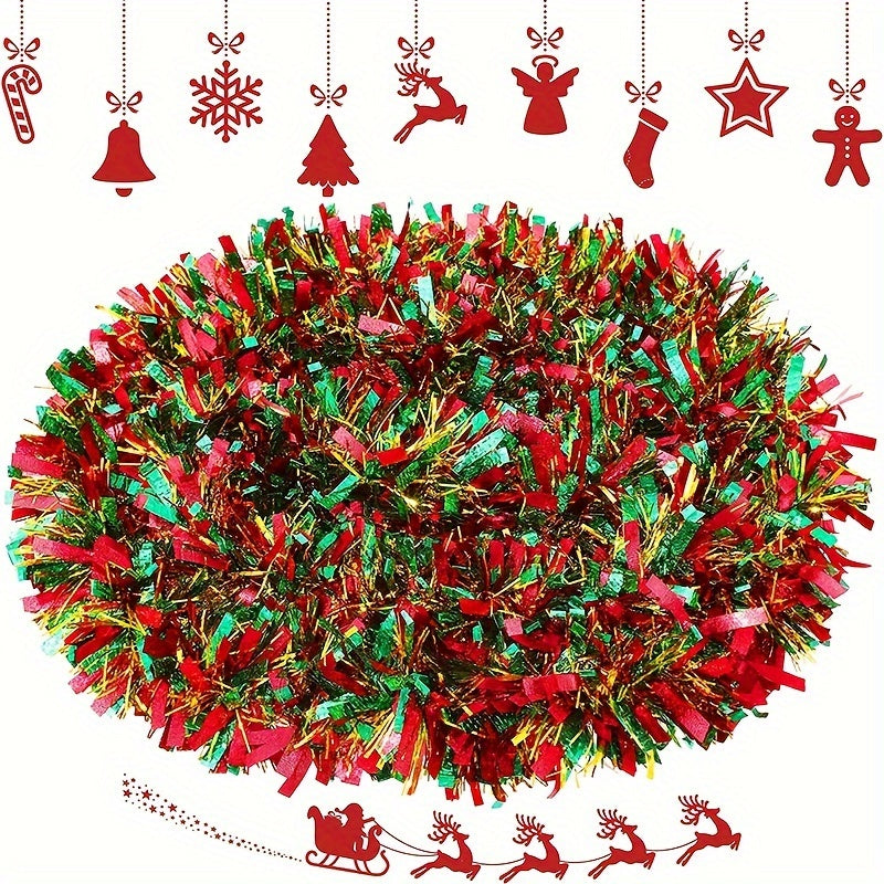 5pcs Christmas Tree Garland Decoration Indoor/Outdoor Party Decor