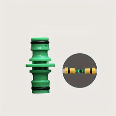 2pcs Plastic Double Extension Pipe Repair Joint Bidirectional Docking Nipple