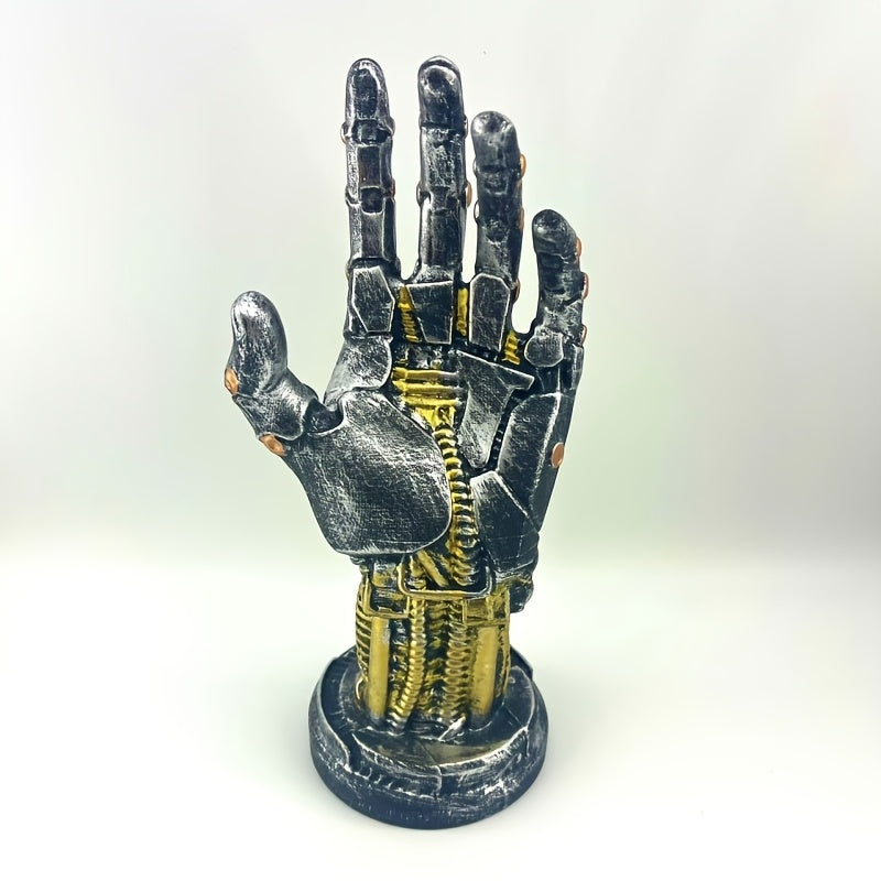 Cyberpunk Mechanical Arm Resin Statue - Ideal Gift for Gamers