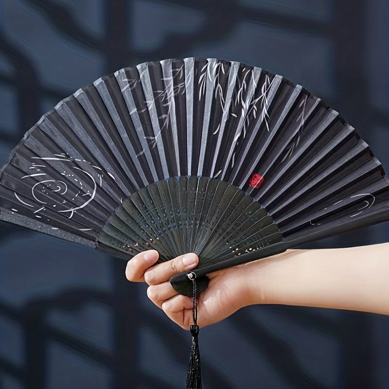 Traditional Style Portable Fringe Fan Ancient Style Men's Children's Dance Fan
