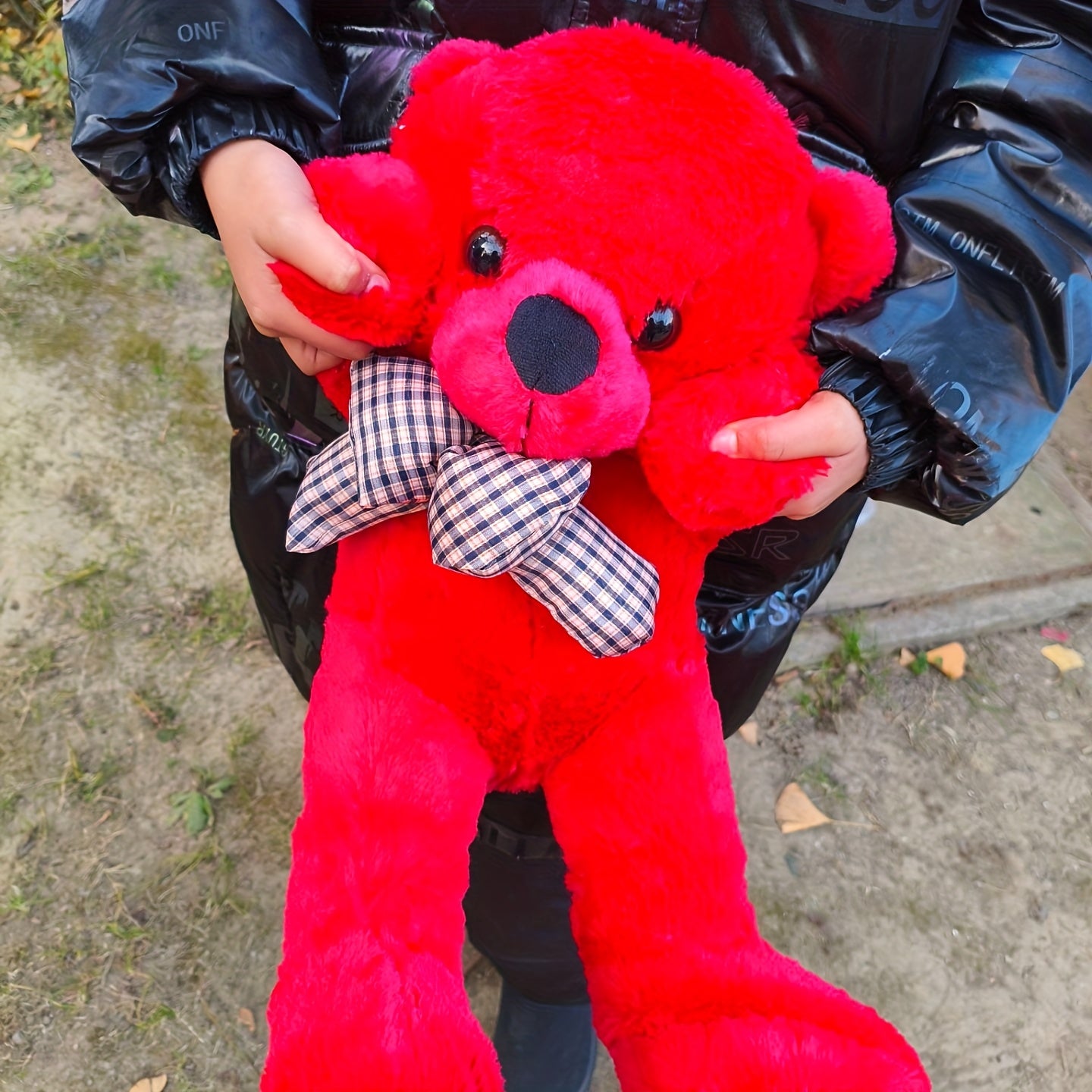 Large Red Plush Teddy Bear Stuffed Animal