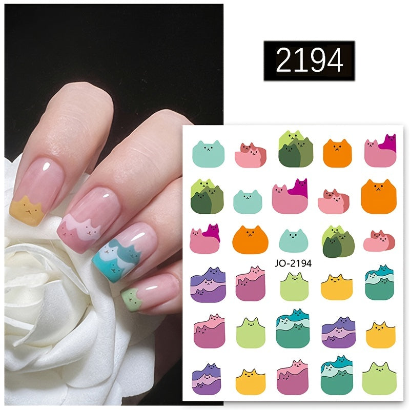Cat Dog Nail Sticker Nail Art Decoration