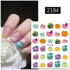 Cat Dog Nail Sticker Nail Art Decoration