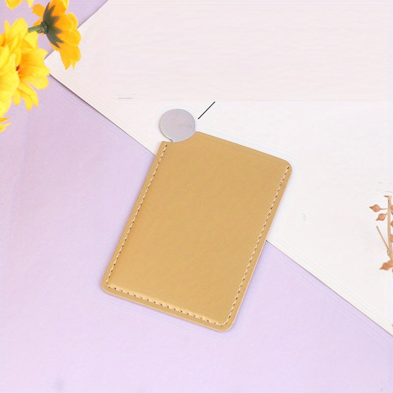 Stainless Steel Compact Pocket Mirror Unbreakable Small Purse Mirror