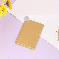 Stainless Steel Compact Pocket Mirror Unbreakable Small Purse Mirror