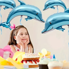 2pcs Ocean Animal Balloon Decoration Dolphin Balloon Birthday Party Decor