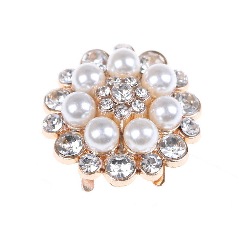 Bridal Shoe Clips Gemstone Rhinestone Heel Buckle Wedding Decoration