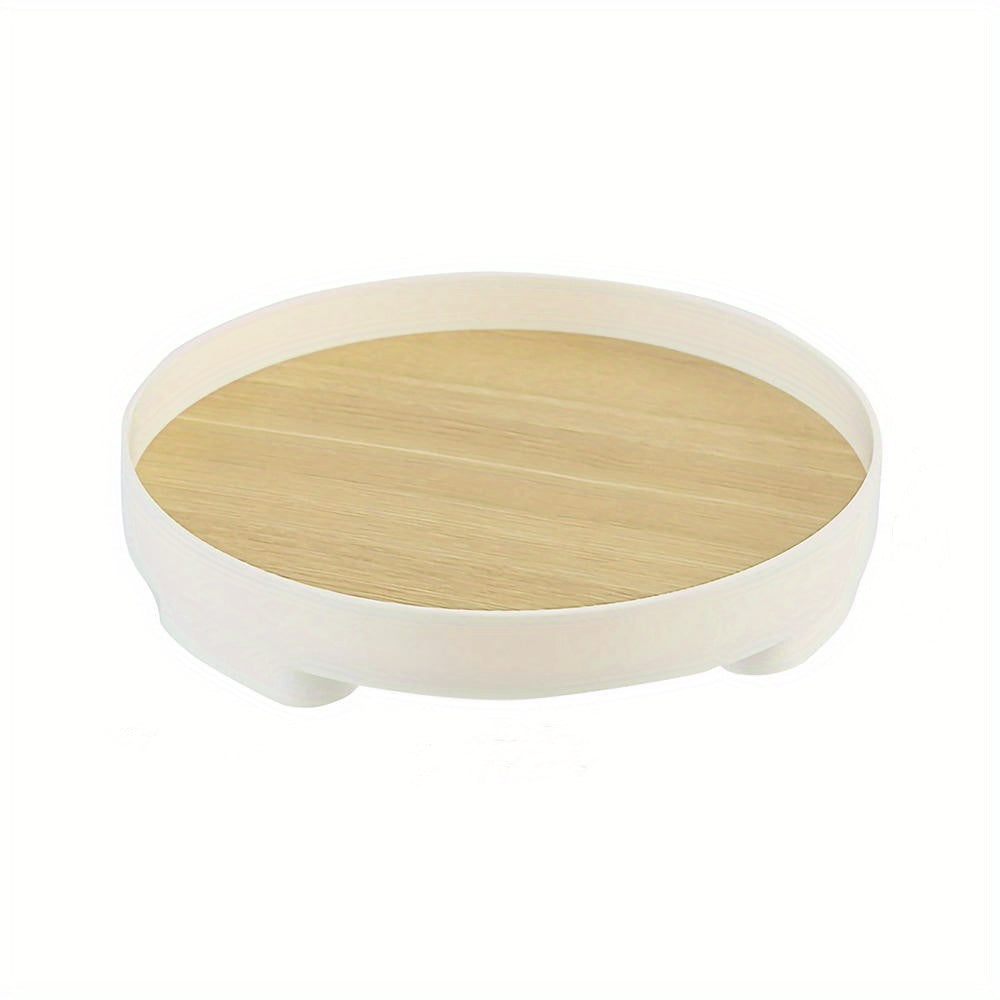 Turntable Organizer Spice Spinner Rotating Seasoning Rack Holder Storage Box