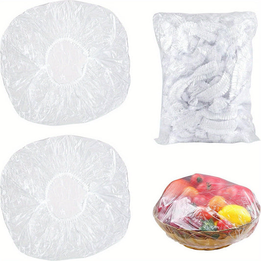 100-200pcs Reusable Elastic Food Storage Bags