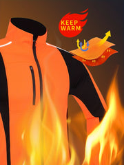 Thermal Fleece Bike Jacket Waterproof Windproof Cycling
