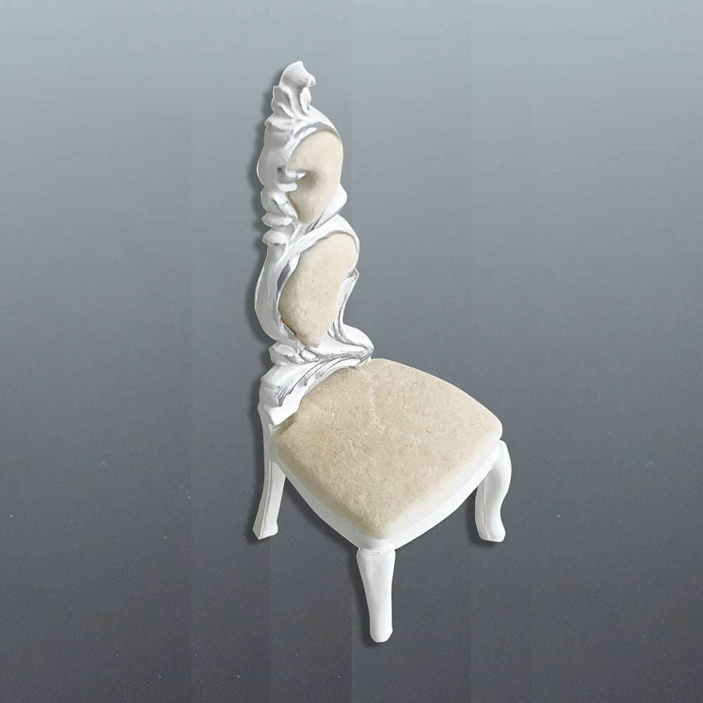 Dollhouse Dining Chairs European Style Mixed Colors