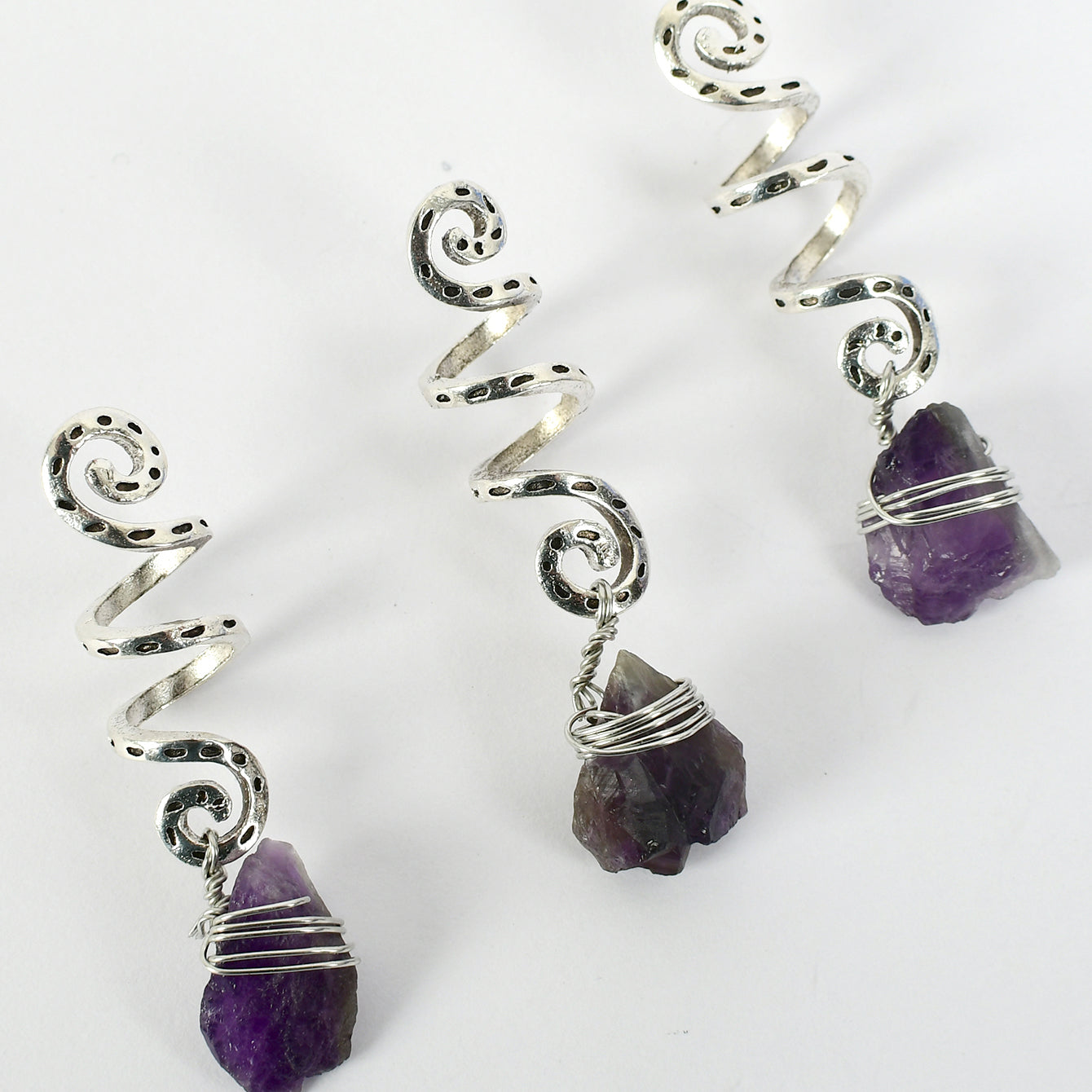 3pcs Crystal Hair Jewelry Set for Women Goddess Dreadlocks Accessories Kit
